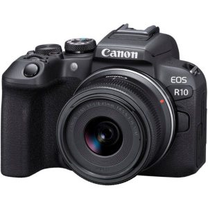 CANON CAMERA EOSR10+RF-S18-45S+MTADP+ICASA