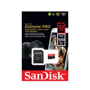 MICRO SD 32GB SANDISK MICRO EXTREME PRO,4K UHD CAM