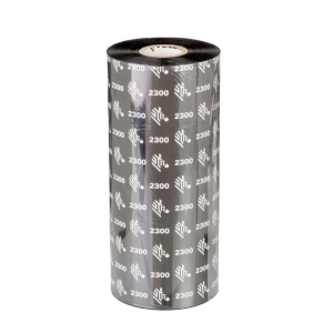 ZEBRA WAX RIBBON 84MMX74M,2300, STANDARD,12MM