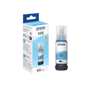EPSON 108 LIGHT CYAN ECOTANK INK BOTTLE