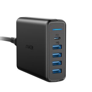 ANKER POWERPORT 1PD WITH 1PD & 4PIQ 5PORT USB CHAR