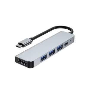USB-C TO USB/A AND PD&HDTV ADAPTER 5IN1