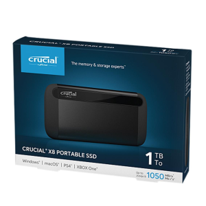 EXTERNAL HARDDRIVE 1TBSSD CRUCIAL X9 PORTABLE
