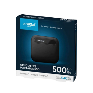 EXTERNAL 500GBSSD CRUCIAL X6 PORTABLE