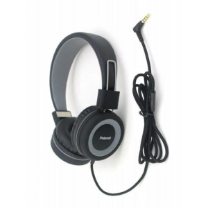 POLAROID HEADPHONES BLACK AND GREY