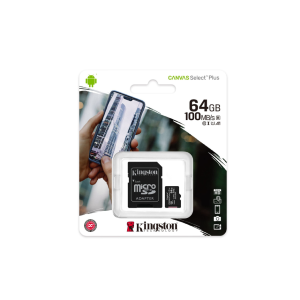 MICRO SD 64GB KINGSTON CANVAS SELECT PLUS
