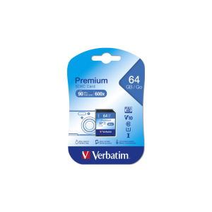 SD CARD 64GB VERBATIM CAMERA